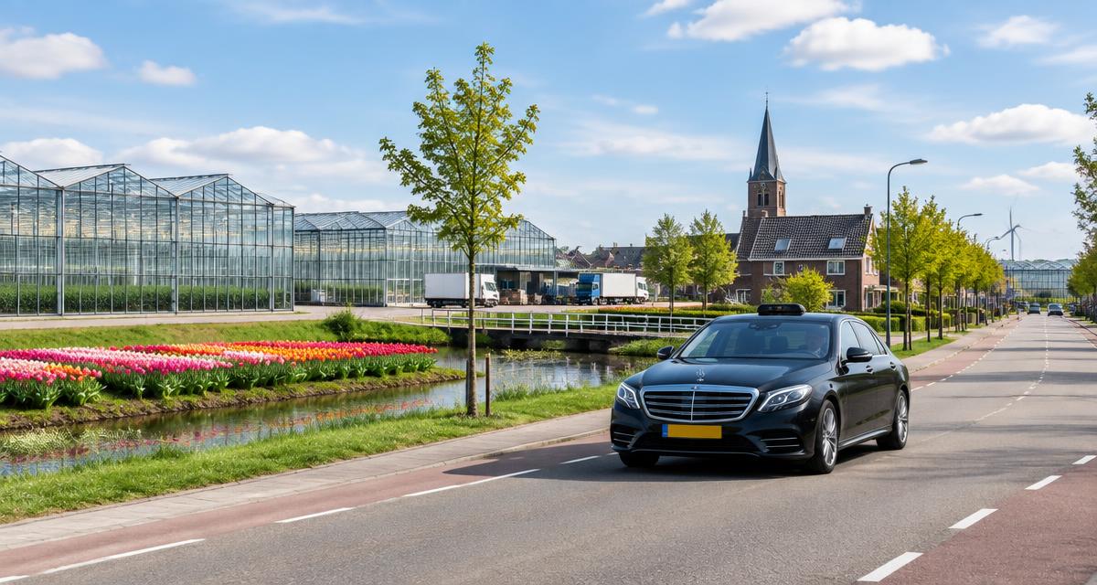 Taxi Honselersdijk naar Schiphol